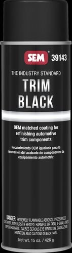 SEM Products 15 Ounce Black Spray Paint 39143