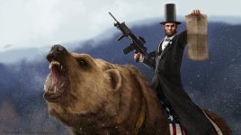 Abraham Lincoln riding a grizzly bear-thumb-600x337-45749.jpg