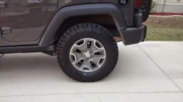 275/70r17 BFGoodrich TA KO2 on Stock 2014 Rubicon | WAYALIFE Jeep Forum