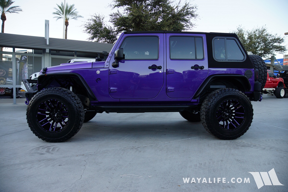 2017 SEMA Meyer / Snyper Purple Jeep JK Wrangler Unlimited