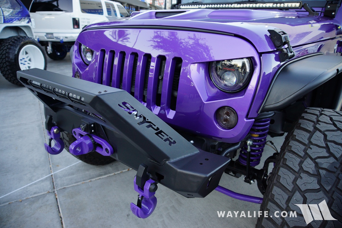 2017 SEMA Meyer / Snyper Purple Jeep JK Wrangler Unlimited