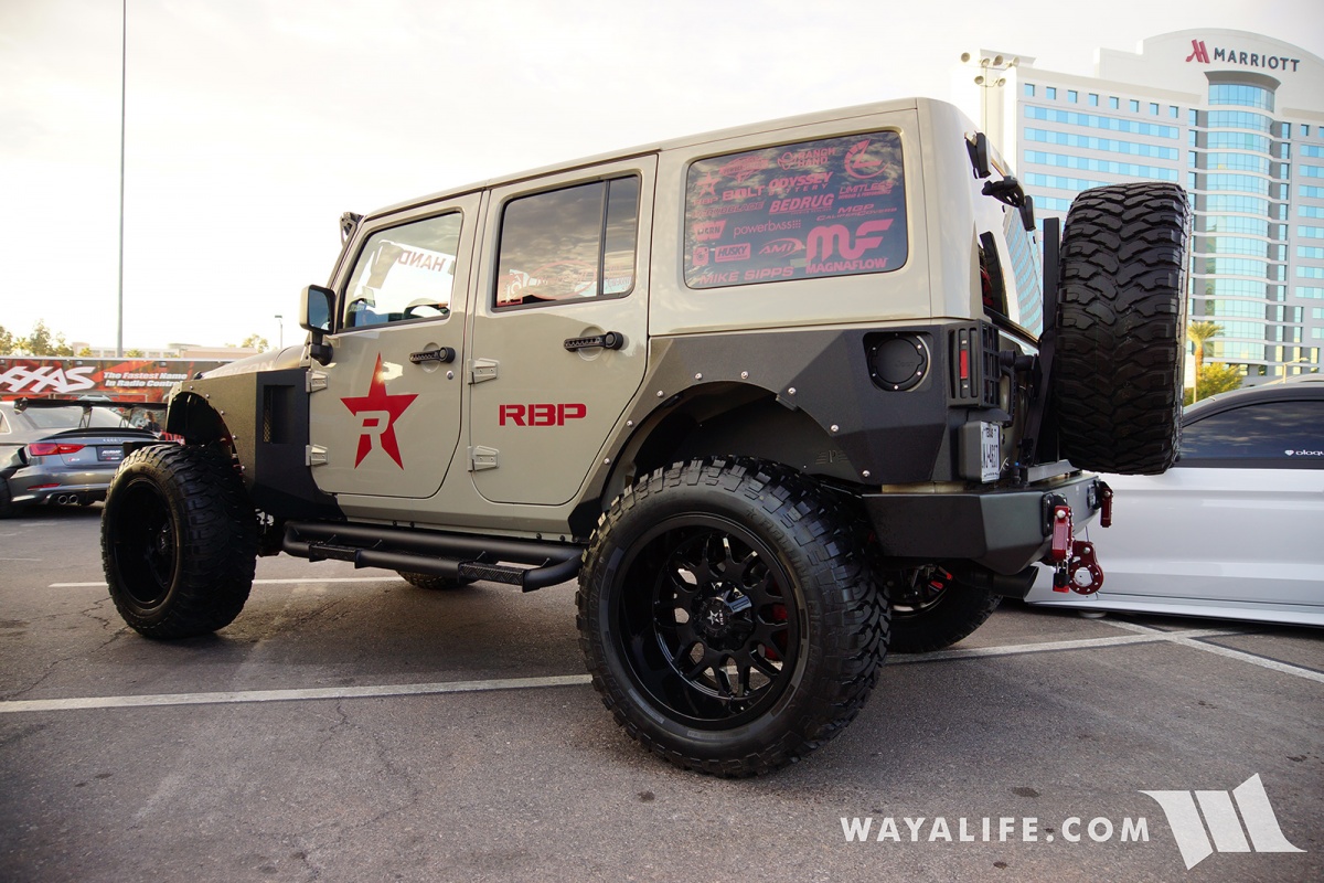 2017 SEMA RBP Tan Jeep JK Wrangler Unlimited