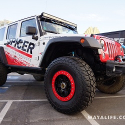 2017 SEMA Spicer White/Red Jeep JK Wrangler Unlimited