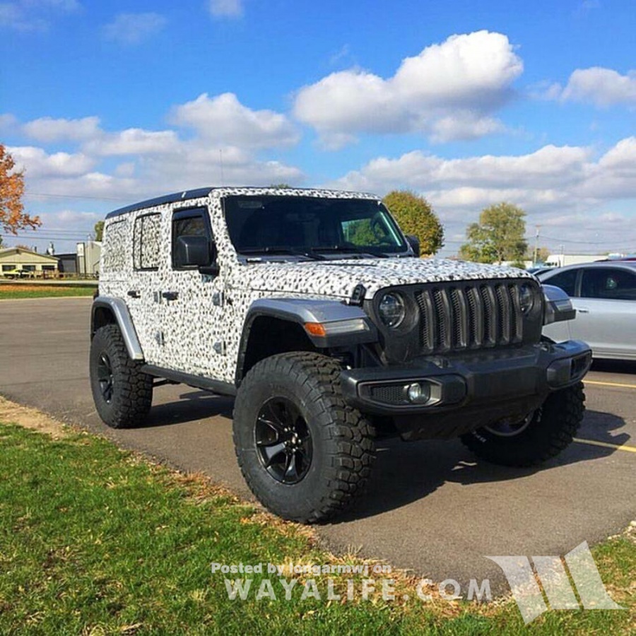 on WAYALIFE just posted up the following photo of Jeep JL Wrangler sitting ...
