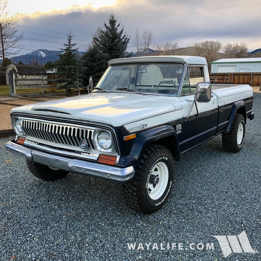 RUSTY : WAYALIFE 1972 Jeep J2000 Pickup Truck