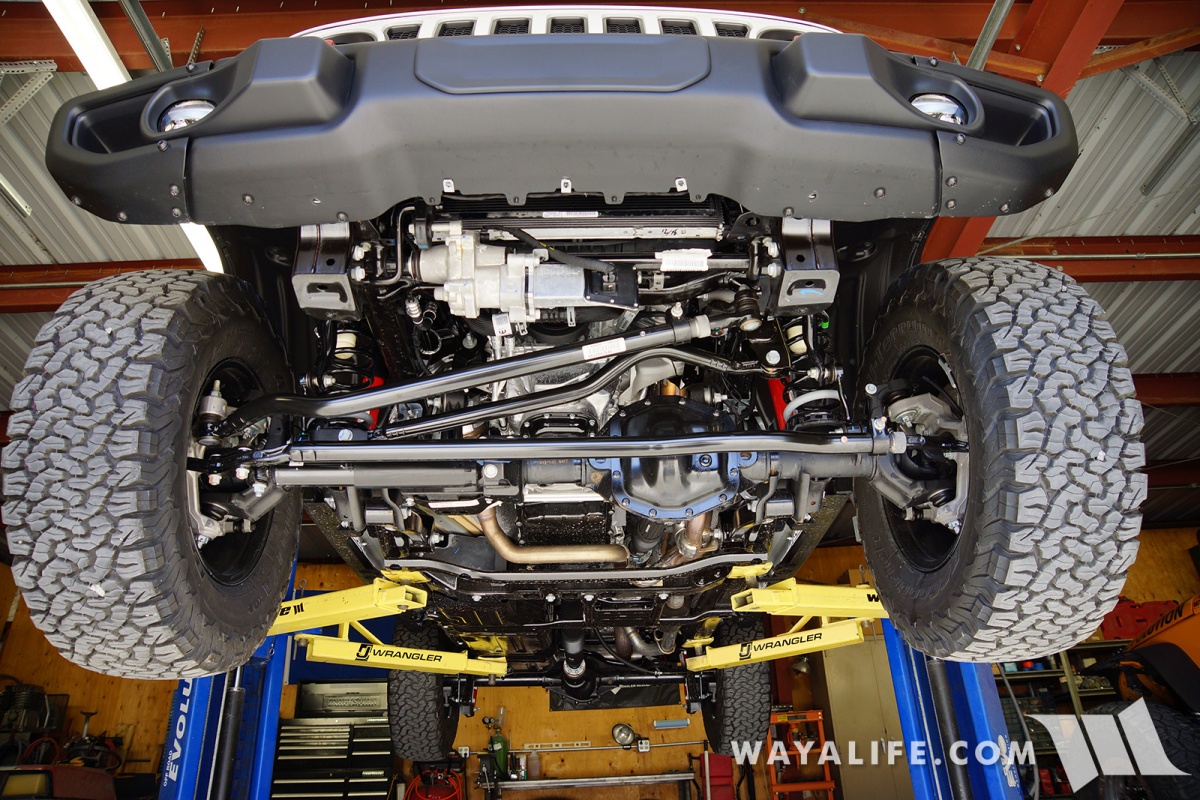 UNDER the JL WRANGLER RUBICON : A Look at Suspension / Steering Components  & MORE! | WAYALIFE Jeep Forum