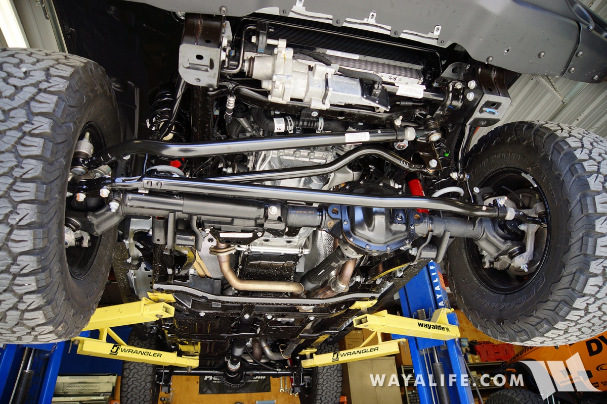 UNDER the JL WRANGLER RUBICON : A Look at Suspension / Steering Components  & MORE! | WAYALIFE Jeep Forum