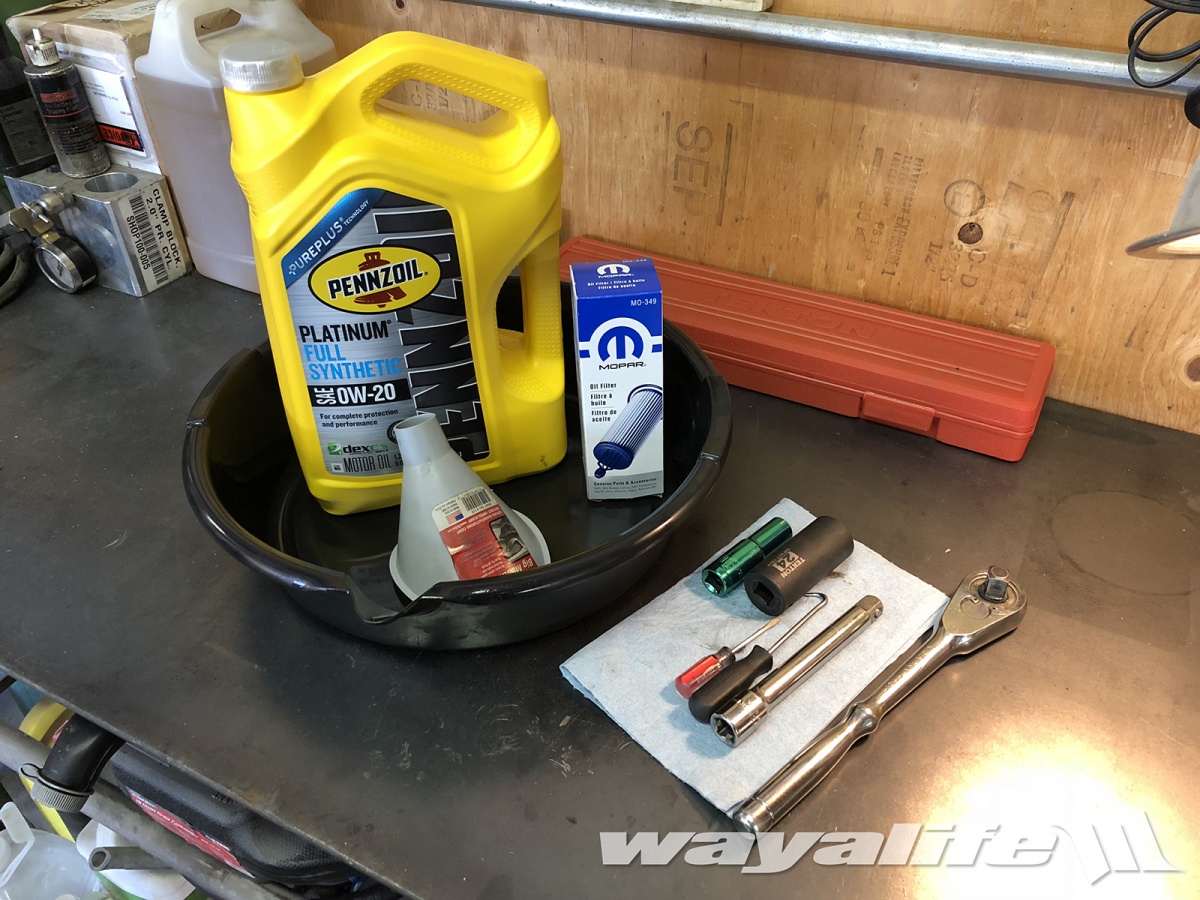 WRITE-UP : Jeep JL Wrangler  V6 Pentastar Engine Oil Change |  JLWrangler Jeep Forum