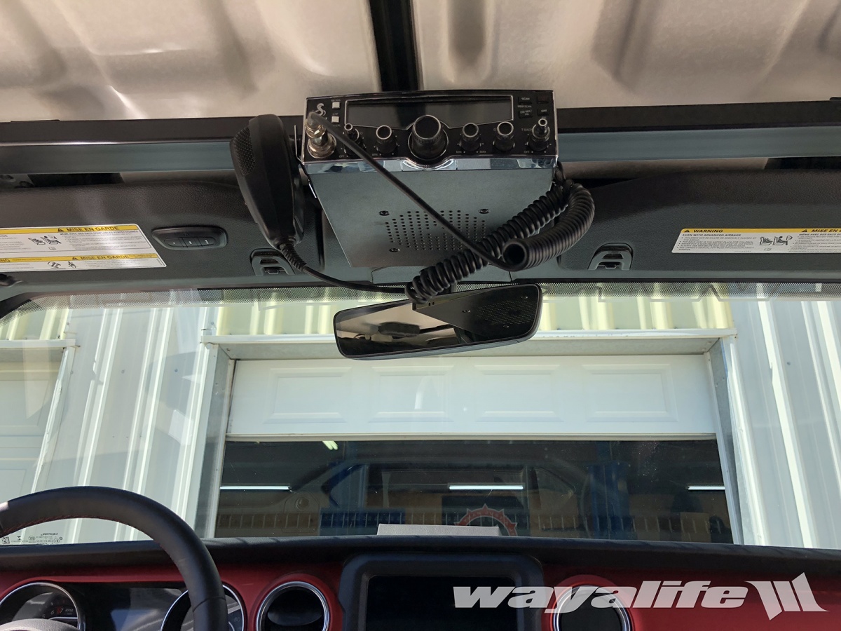 WAYALIFE JL WRANGLER Overhead Full Size CB Radio Mount