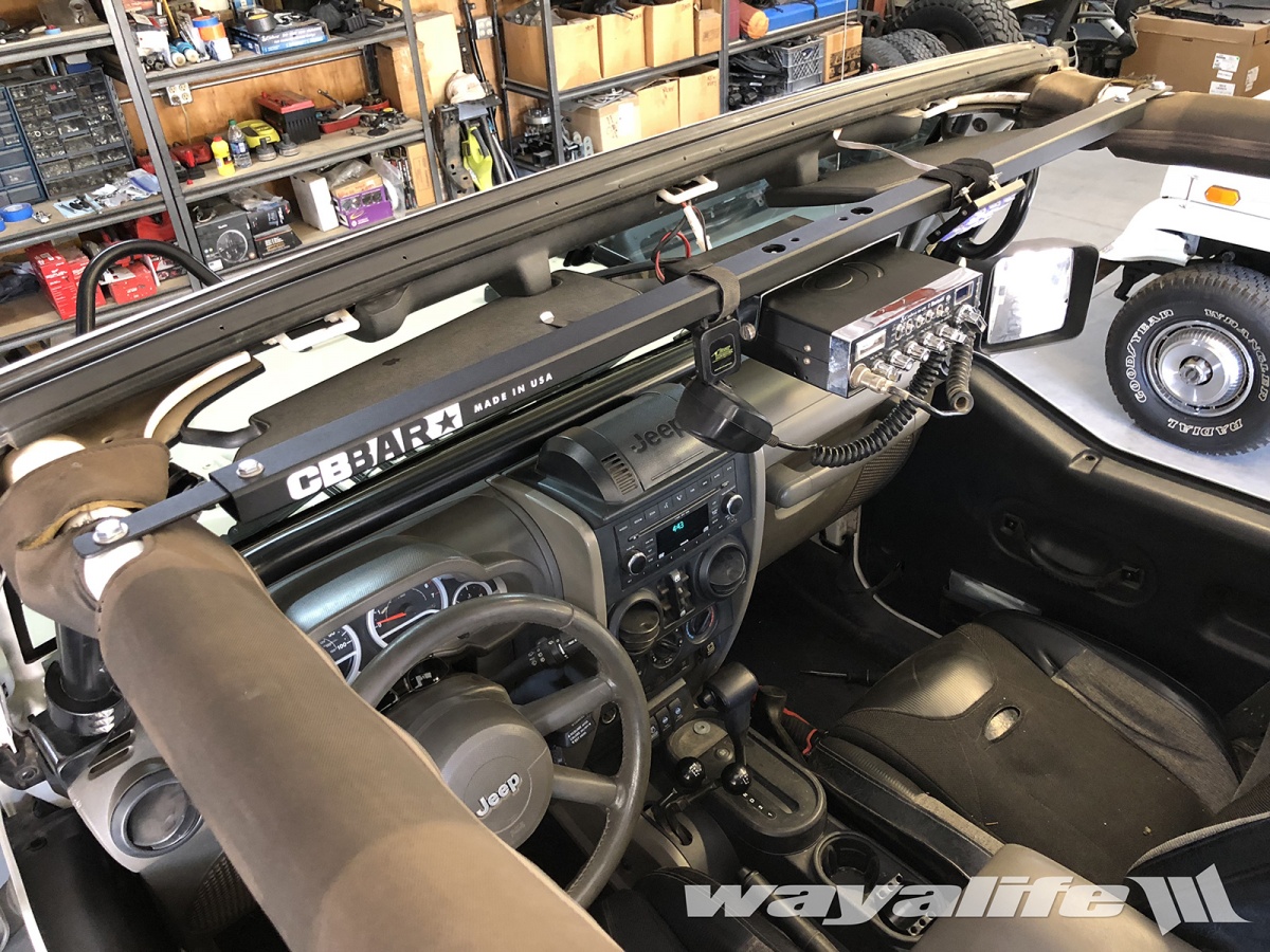 JK WRANGLER CB BAR Overhead Full Size CB Radio Mount – WAYALIFE Blog