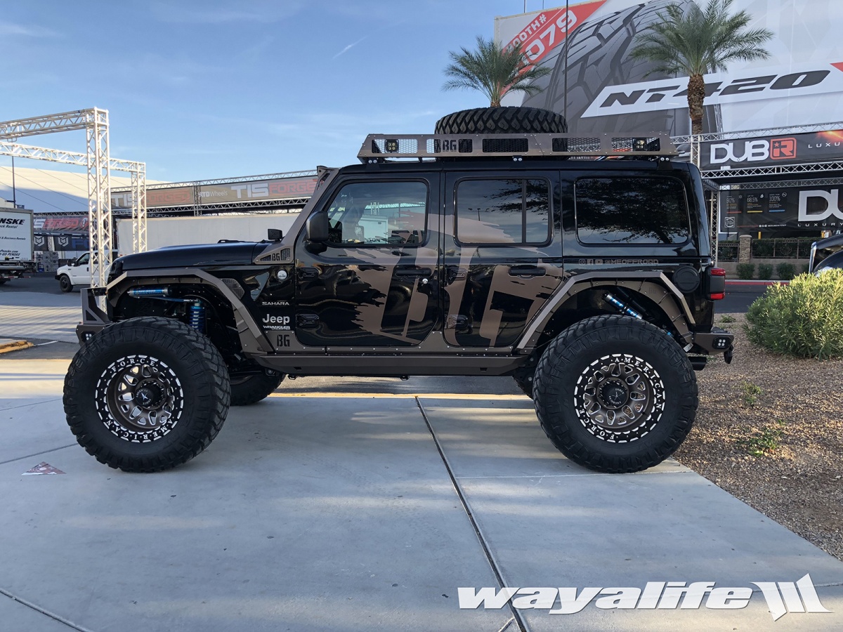 2018 SEMA American Force Wheels Black / Bronze JL Wrangler Unlimited Sahara  | WAYALIFE Jeep Forum