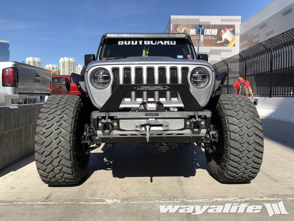 2018 SEMA Body Guard Silver JL Wrangler Unlimited | WAYALIFE Jeep Forum