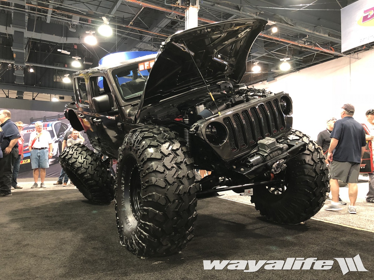 2018 SEMA AFE / Black Ops Black JL Wrangler on 49's | WAYALIFE Jeep Forum