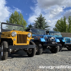 3 Generations of SWB Jeeps
