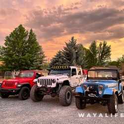 4th of JULY 2021 Red White & Blue Jeeps