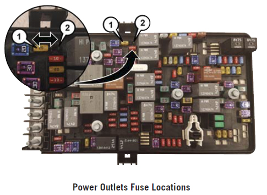 JL Wrangler REAR POWER OUTLET Battery Powered at all Times WRITE