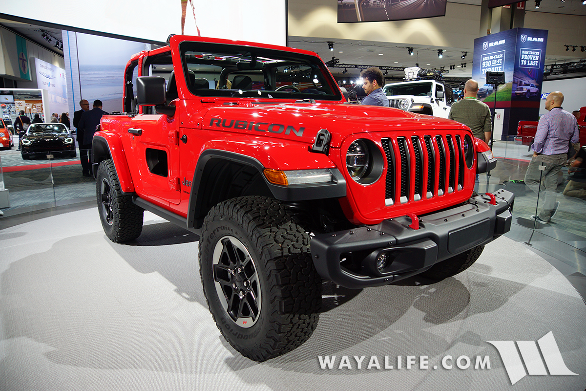 Red JL Wrangler Rubicon 2-Door LA Auto Show