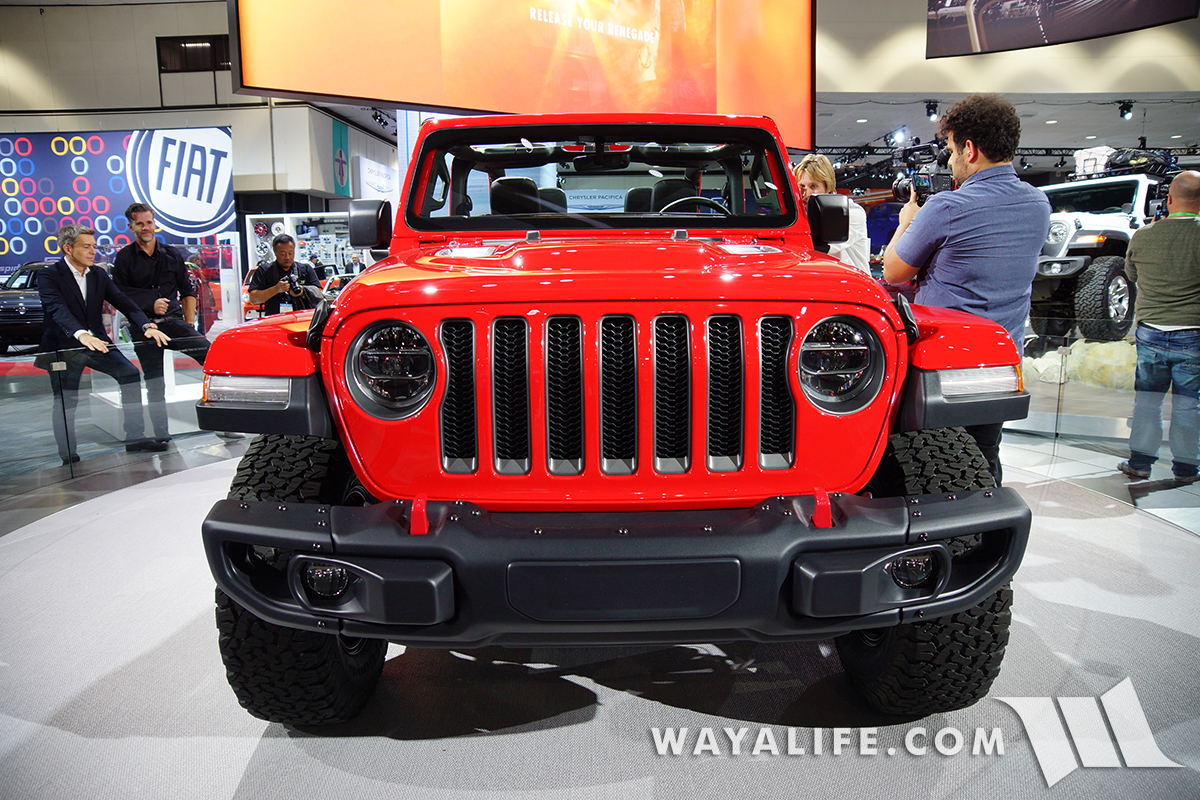 JL Wrangler Rubicon grill and front bumper