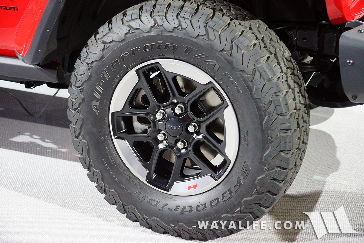 JL Wrangler Rubicon wheels