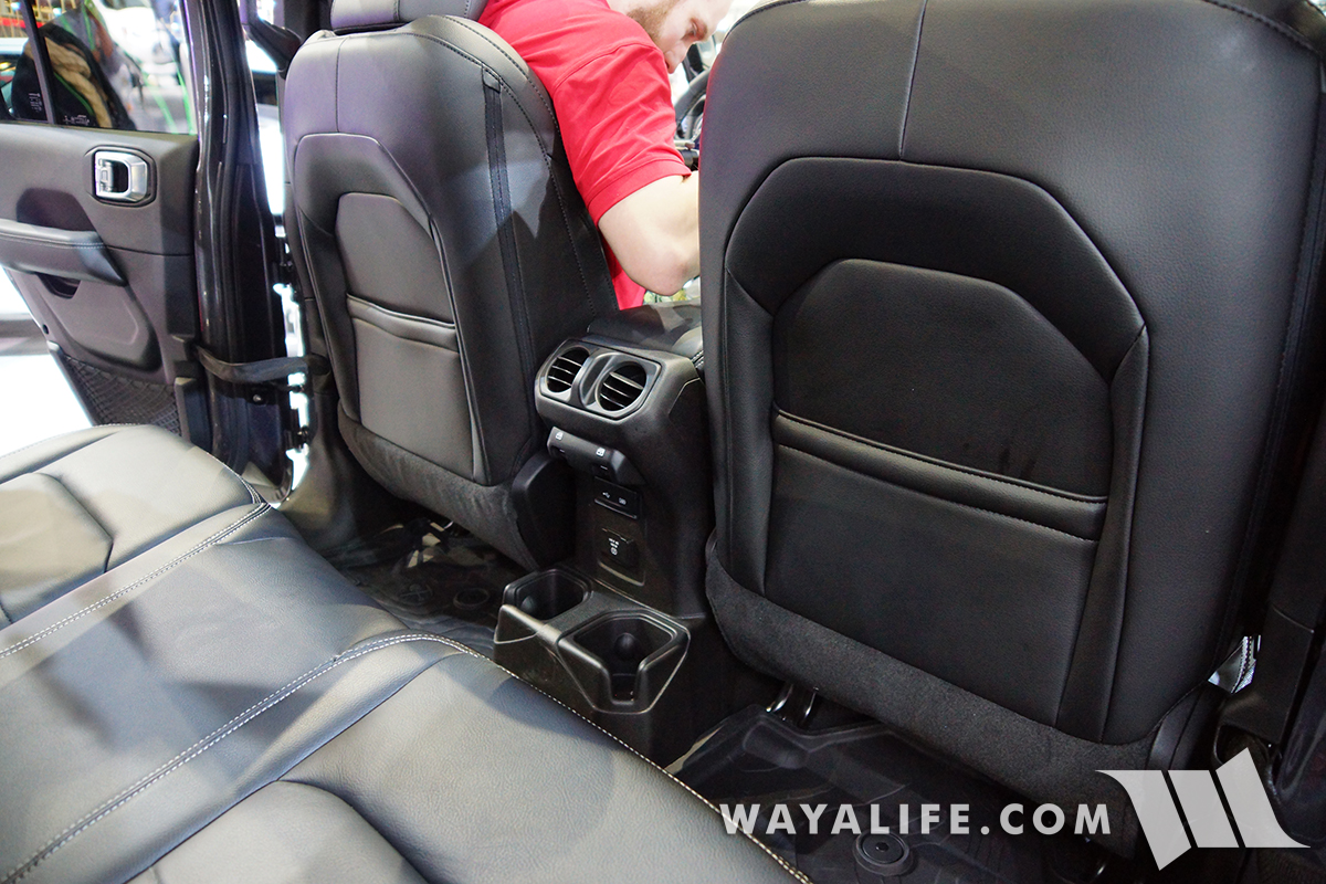 JL Wrangler leather seat backs