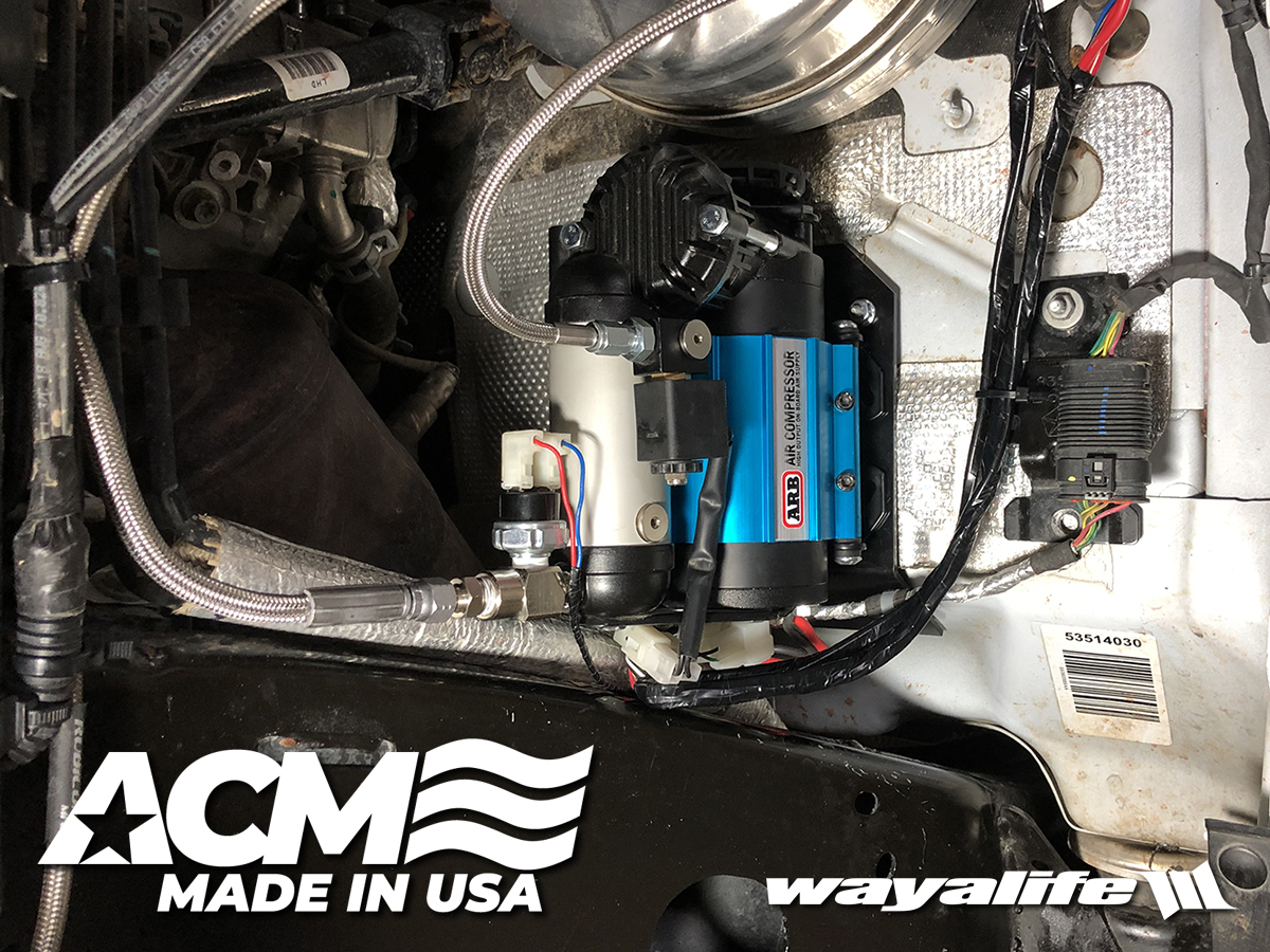 WRITE-UP : WAYALIFE ACM - Jeep JL / JT Under the Hood ARB Air Compressor  Mount | JLWrangler Jeep Forum